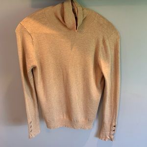 Zara Basic Turtleneck Sweater Camel M